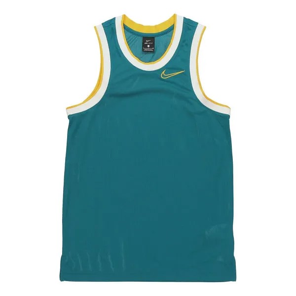 Майки dri fit классический баскетбольный жилет Nike, зеленый