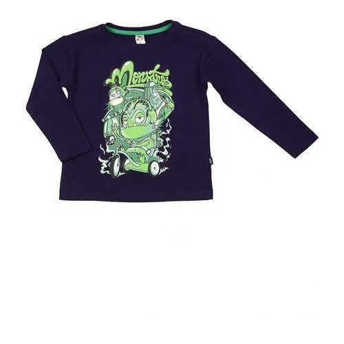 Лонгслив Mini Maxi, хлопок, размер 110, фиолетовый