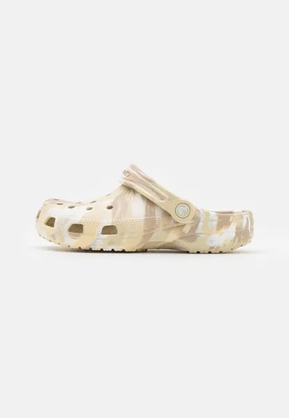 Шлепанцы CLASSIC MARBLED UNISEX Crocs, цвет bone/multi-coloured