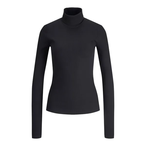 Футболка Jack & Jones Fan Rib Noos Long Sleeve JJXX, черный