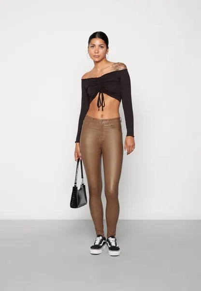 Брюки Jdynewthunder Coated High JDY, орех