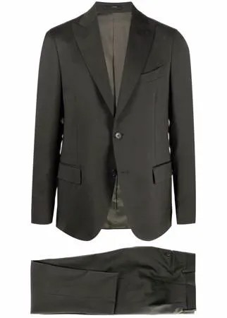 Lardini шерстяной костюм с однобортным пиджаком