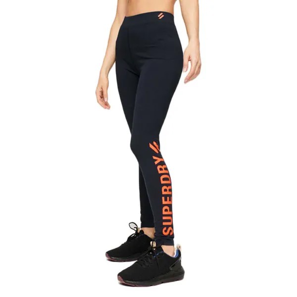 Леггинсы Superdry Code Core, черный