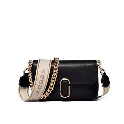 Marc Jacobs Черная женская сумка через плечо Marc J