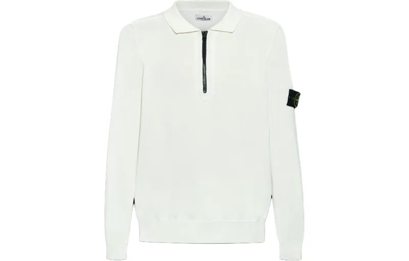 Рубашка поло мужская кремовая Stone Island, кремовый