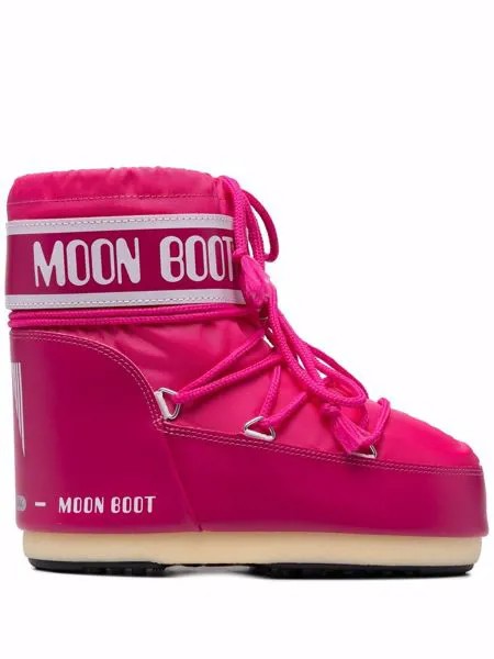 Moon Boot дутые ботинки на шнуровке с логотипом