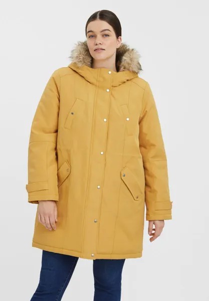Парка  Vero Moda Curve, желтый