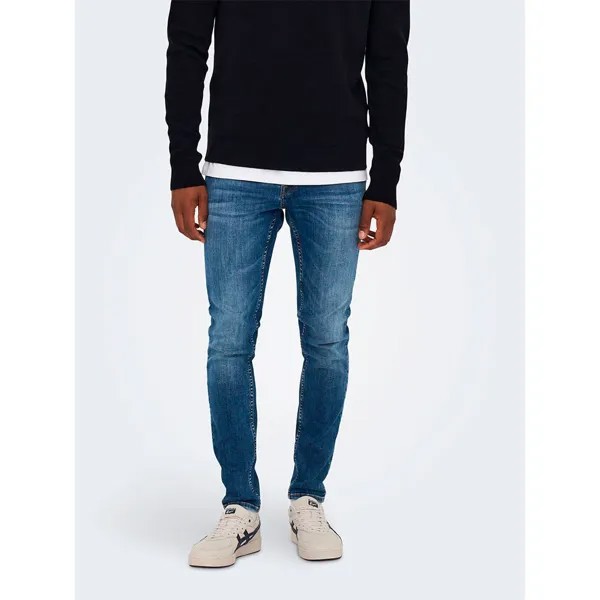 Джинсы Only & Sons Warp Skinny Blue 3229, синий
