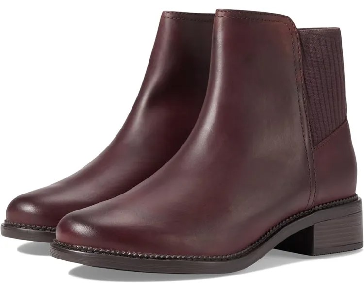 Ботинки Clarks Maye Palm, цвет Bordeaux Leather