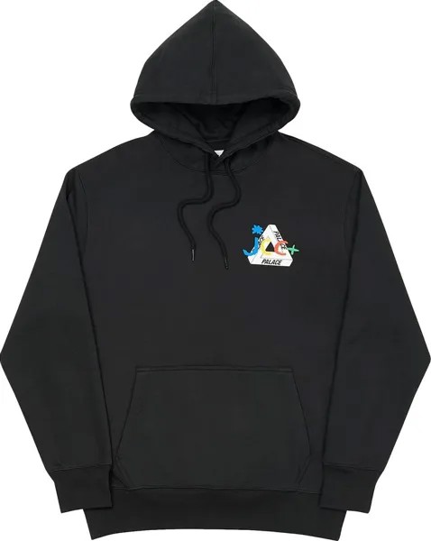 Толстовка Palace JCDC2 Hood 'Black', черный