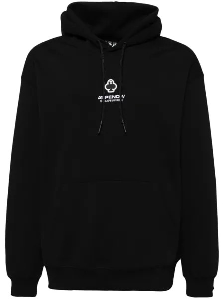 AAPE BY *A BATHING APE худи с логотипом, черный