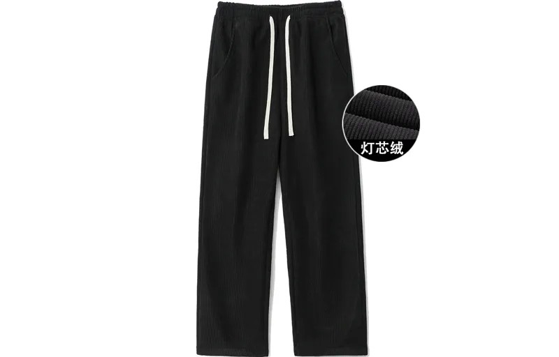 Jeanswest Jean West Повседневные брюки унисекс, Черный Ткань синель
