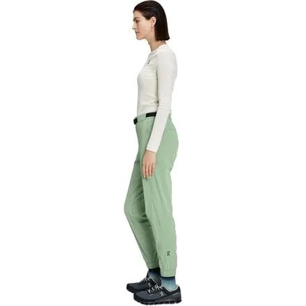 Трекинговые брюки женские On Running, зеленый