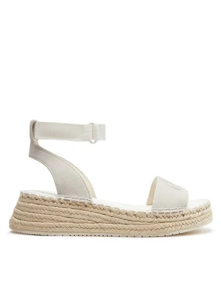 Эспадрильи Calvin Klein Jeans Sporty Wedge Rope Su Con, экрю