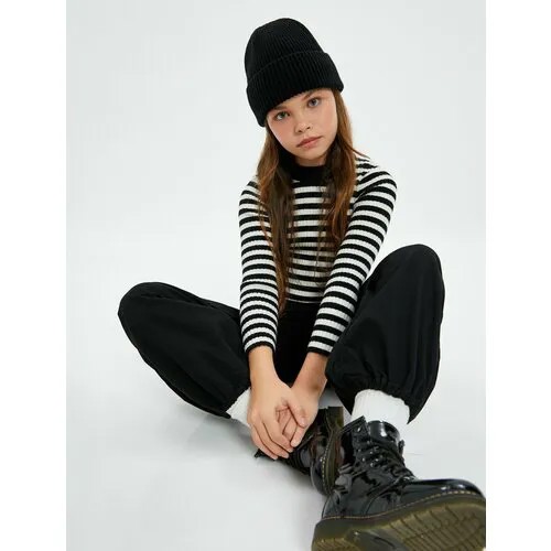 Брюки KOTON, размер 13-14 лет, черный