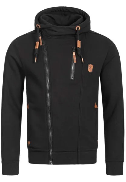Худи на молнии Indicode Jeans ELM, черный