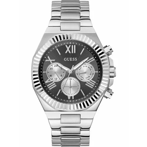 Наручные часы GUESS Sport GW0703G1, серебряный, черный