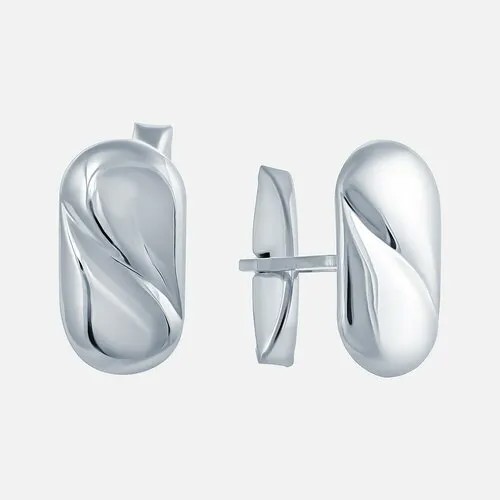 Запонки ELEMENT47, серебро, 925 проба