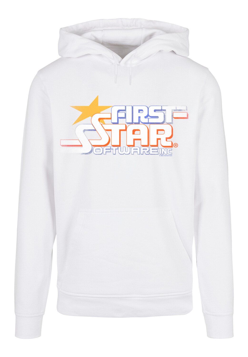 Пуловер F4NT4STIC Basic Hoodie Retro Gaming FIRSTSTAR Inc, белый