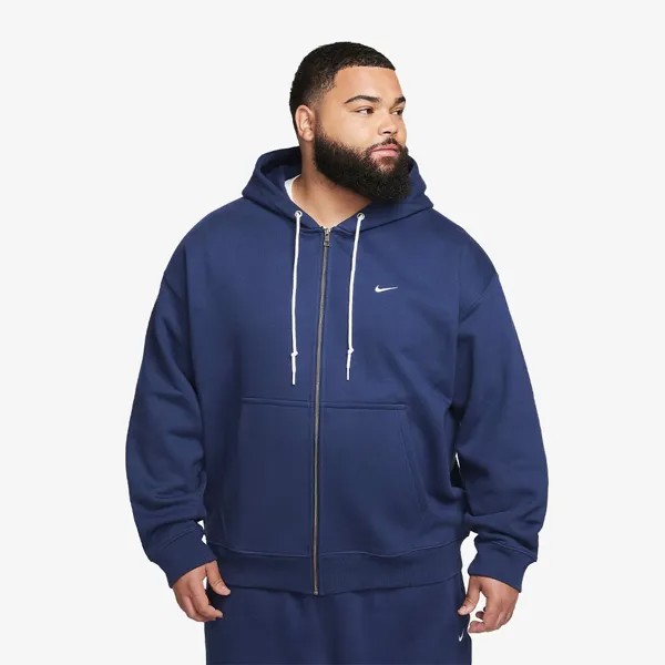 Толстовка Solo Swoosh Full-zip Hoodie 'Midnight Navy' Nike, мультиколор