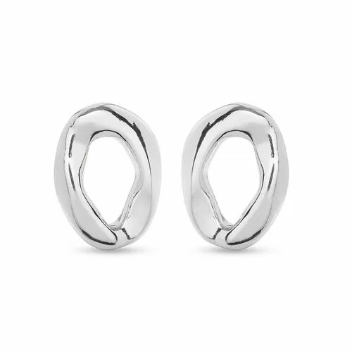Серьги цепочки UNOde50, серебряный