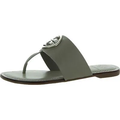 Tory Burch Женские кожаные ремешки Benton Slip On Flat Sandals Shoes BHFO 0380