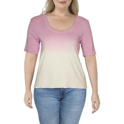 Женская хлопковая футболка с эффектом омбре Joes Jeans, топ BHFO 6178