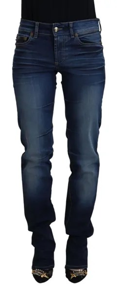 Джинсы JUST CAVALLI Синие хлопковые женские повседневные джинсовые брюки Tag s. W26 Рекомендуемая розничная цена 250 долларов США