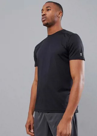 Черная эластичная футболка New Look SPORT-Черный
