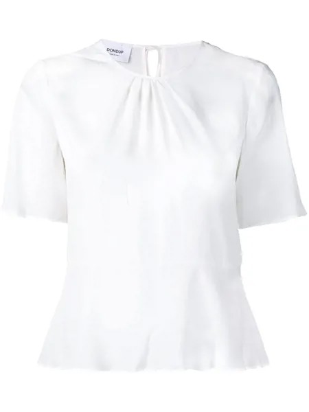Dondup расклешенная футболка с короткими рукавами