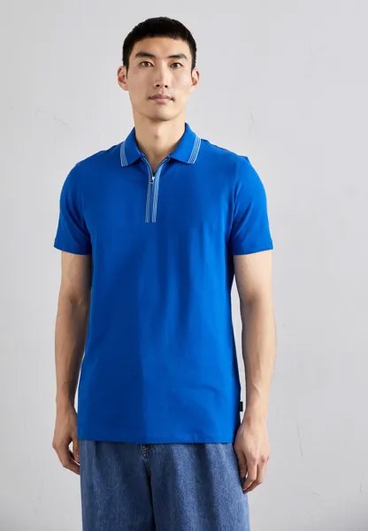 Рубашка-поло MENS ZIP PS Paul Smith, цвет blues