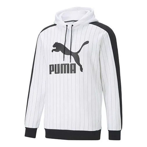 Толстовка PUMA Pinstripe Stripes Sweatshirt White, белый