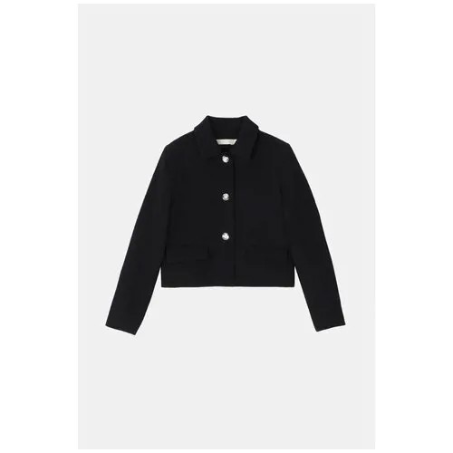 Твидовый пиджак Ennergiia SS23-WK01 Черный 46