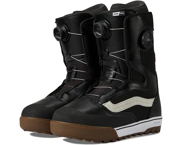 Ботинки Vans Aura Pro Snowboard Boots, цвет Black/White 1