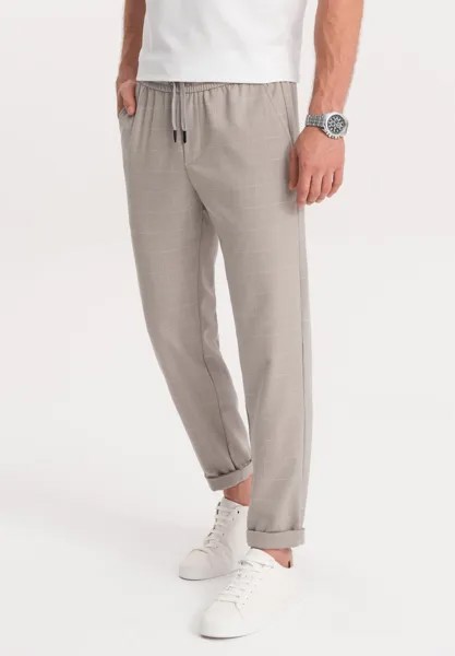 Спортивные брюки Checked Pacp Ombre, цвет light grey