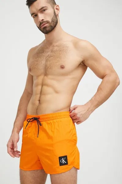 Шорты для плавания Calvin Klein, оранжевый