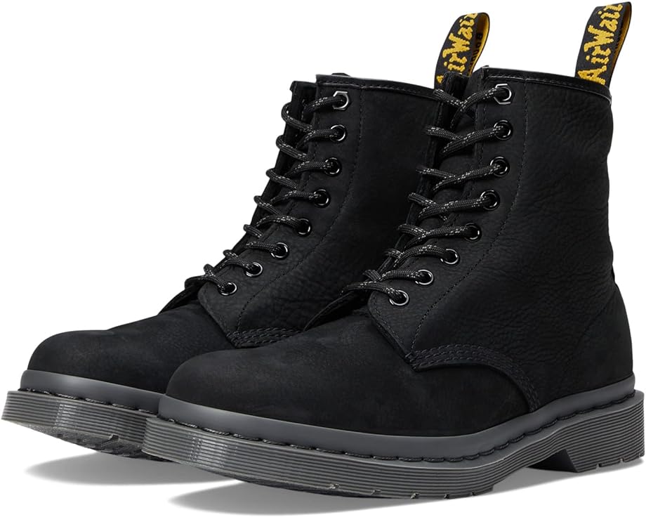 Ботинки Dr. Martens 1460, цвет Black Milled Nubuck WP