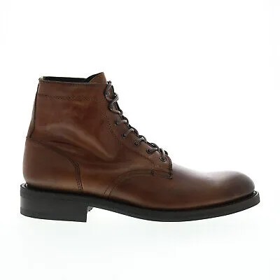 Wolverine Blvd Plain Toe W990088 Мужские коричневые кожаные повседневные классические ботинки 9.5