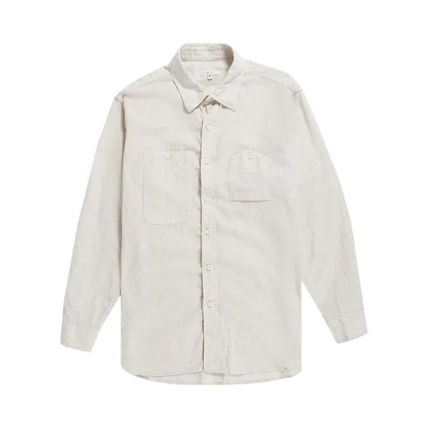 Рубашка Engineered Garments Work Long-Sleeve Shirt, серый