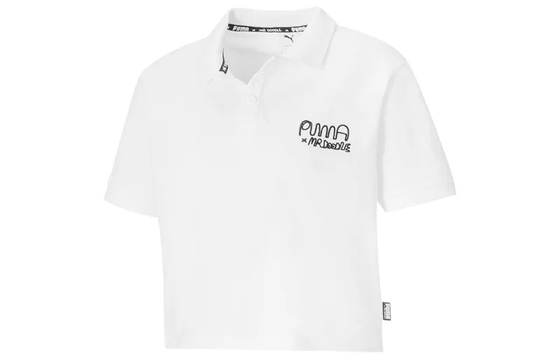 Рубашка поло Mr Doodle X женская белая Puma