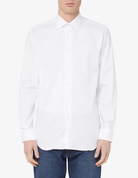 Рубашка обычная Sartoria Italiana, белый