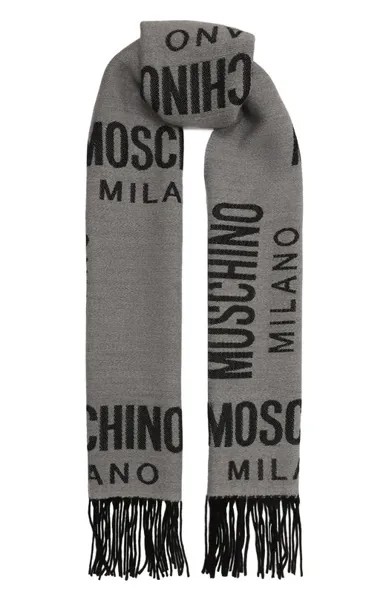 Шерстяной шарф Moschino