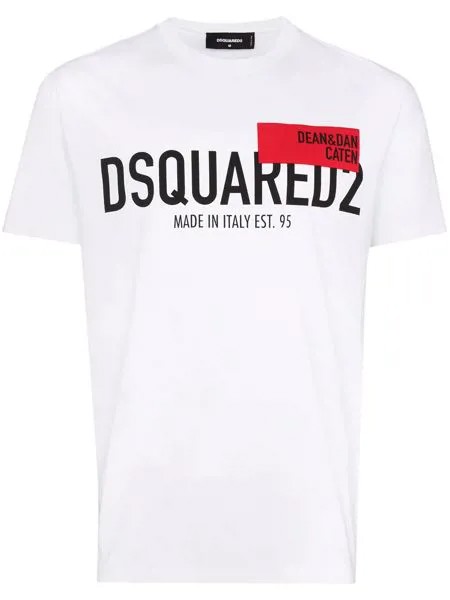 Dsquared2 футболка Red Tag с логотипом