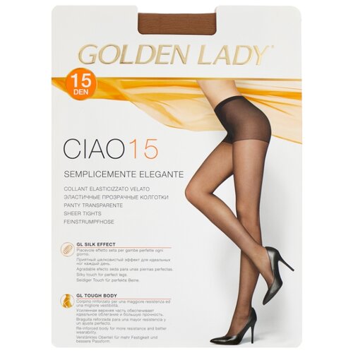 Колготки Golden Lady Ciao 15 den, размер 2-S, melon (бежевый)