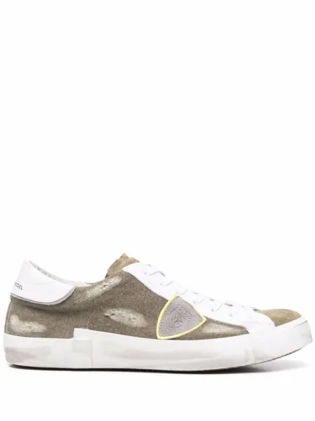 Philippe Model кеды Prsx Canvas Vintage, белый