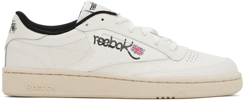 Белые кроссовки Club C 85 Reebok Classics, цвет Chalk/Papwht/Cblack