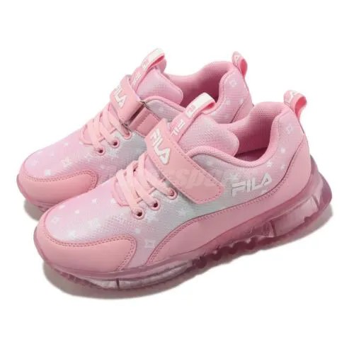 Fila J851X Pink Kids Preschool Light-Up Strap Спортивная обувь для бега Кроссовки