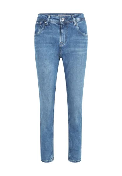 Джинсы, облегающие, со средней талией, женские Pepe Jeans, деним
