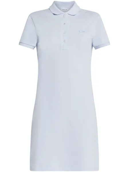 Платье с логотипом Lacoste, синий