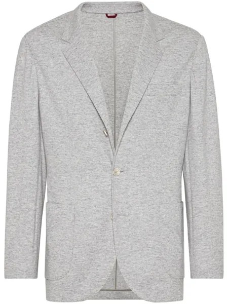 Brunello Cucinelli кашемировый пиджак, серый